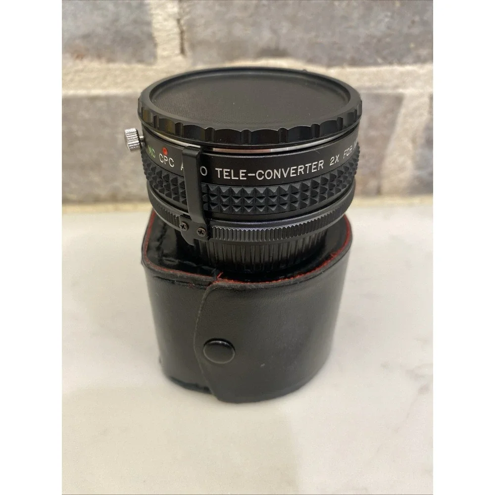 CPC Auto Tele-Converter‎ 2X MC for Nikon AI Mount Camera Lens with Case Caps